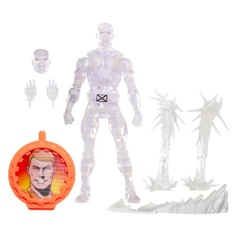 SECRET WARS MARVEL LEGENDS RETRO ACTION FIGURE ICEMAN 15 CM